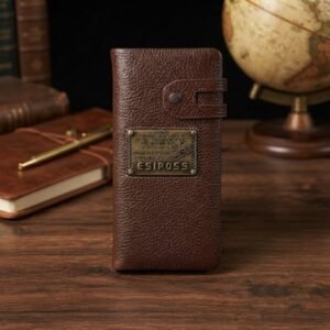 Long wallet brown colour