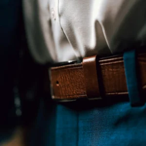 Classic Black Leather Belt