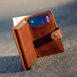 Slim Leather Card Holder – Espresso