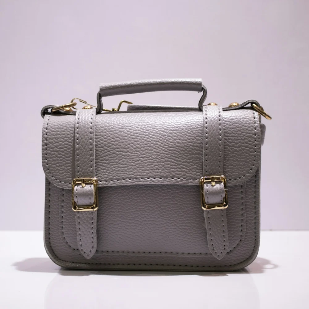 Elise Satchel – Stone Grey